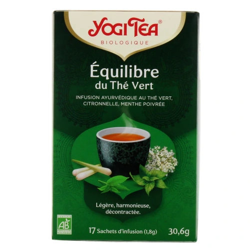 Yogi Tea Equilibre du Thé Vert Bio