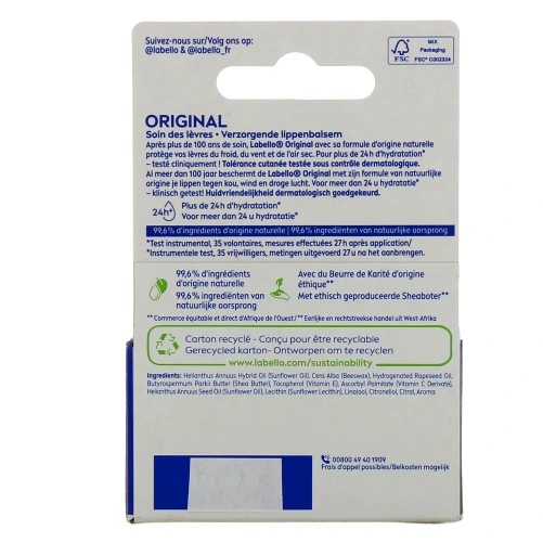 Labello Original Soin des lèvres