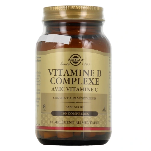 Solgar Vitamine B Complexe Avec Vitamine C