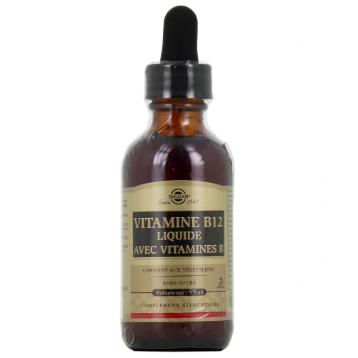 Solgar Vitamine B12 Liquide Avec Vitamines B