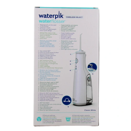 Waterpik Hydropulseur Select WF-10 Sans fil