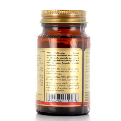 Solgar Amino 75 Complexe d'acides aminés