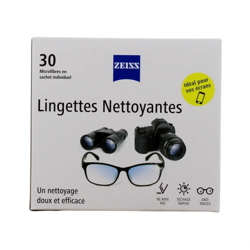Zeiss Lingettes Nettoyantes Pour Lunettes Individuelles