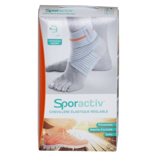 Sporactiv Chevillère Élastique Réglable