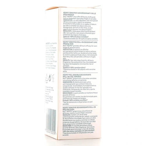 ROC Keops Sensitive Déodorant à Bille