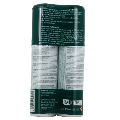 ROC Keops Déodorant Spray Fraîcheur 48h