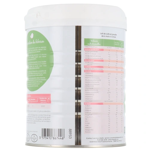 Lait en poudre Bio Everymilk