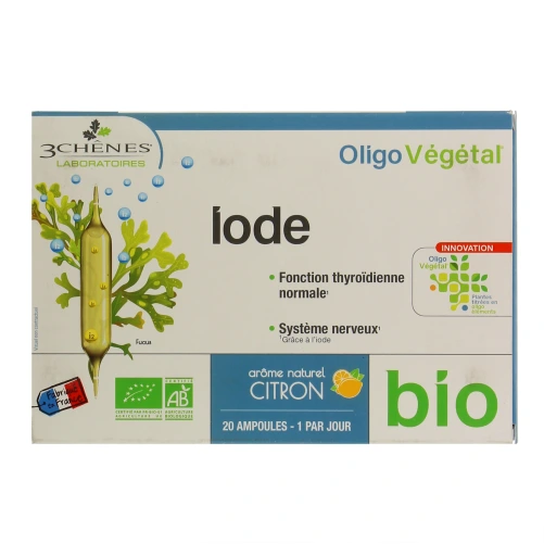 3 Chênes Oligo Végétal Iode