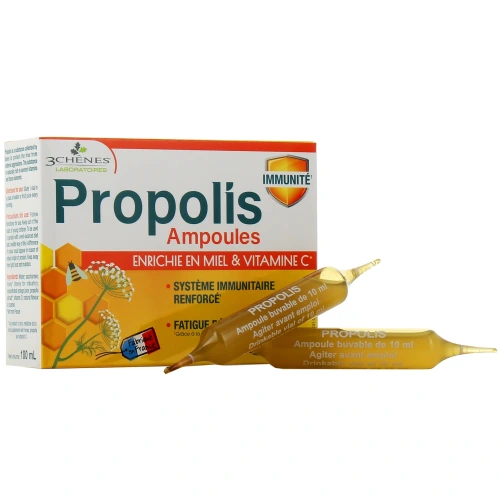 3 Chênes Propolis en Ampoules