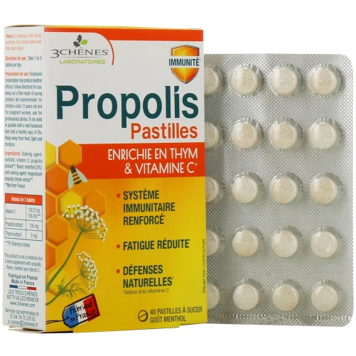 3 Chênes Propolis Pastilles