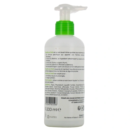 Saugella You Fresh Emulsion Lavante Hygiène Intime