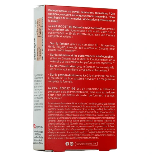 Forté Pharma Ultra Boost 4G Mémoire & Concentration