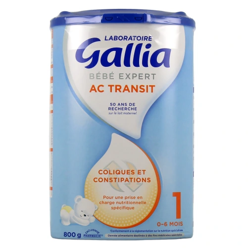Gallia Bébé Expert Lait AC Transit 1er âge