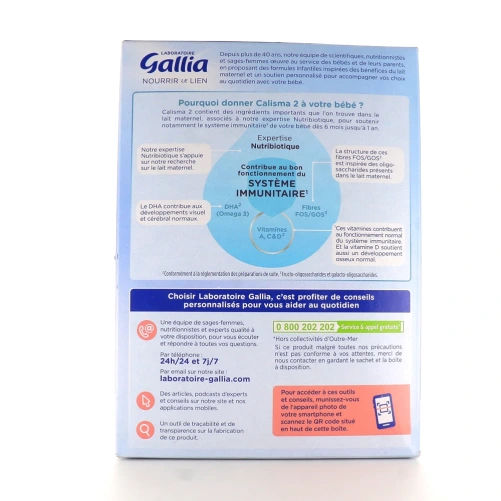 Gallia Calisma 2 Lait 2ème âge