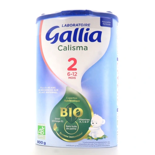 Gallia Calisma Bio 2 Lait 2eme âge