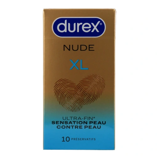 Durex Nude Extra Large Préservatifs XL