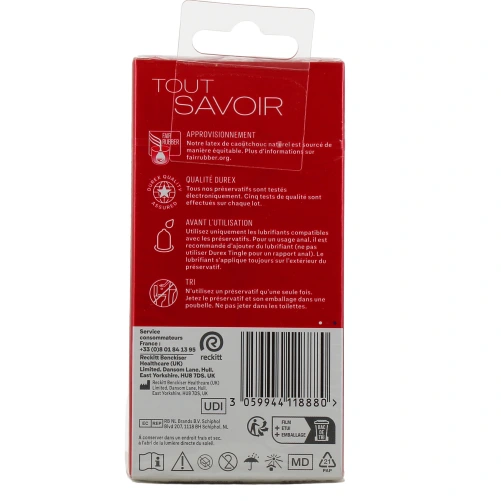 Durex Feeling XL Préservatifs Larges