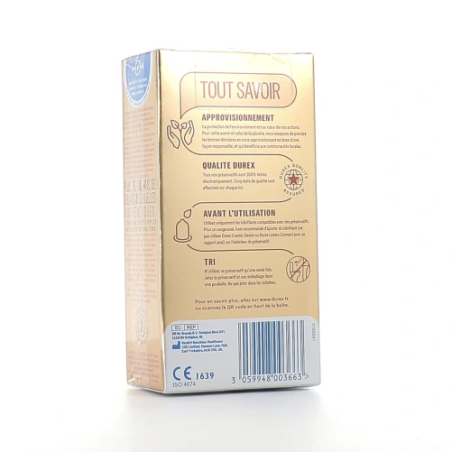 Durex Nude Préservatifs Extra-Lubrification