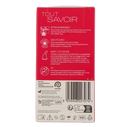 Préservatifs Durex Pleasure Me