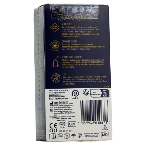 Durex Intensity Préservatifs