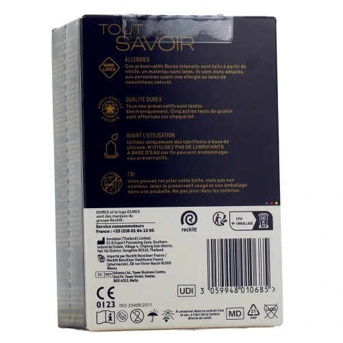 Durex Intensity Préservatifs