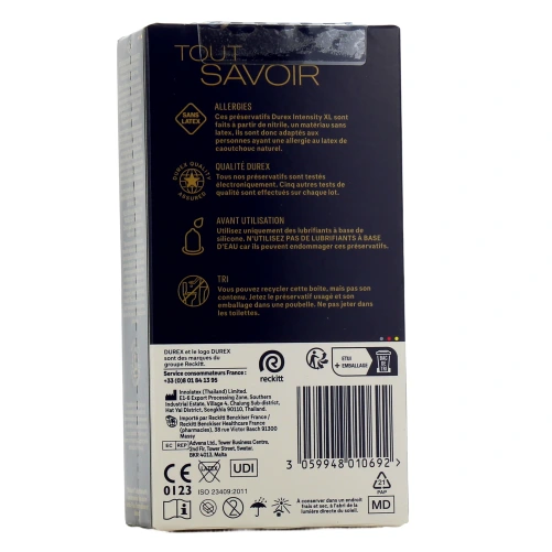 Durex Intensity Préservatifs