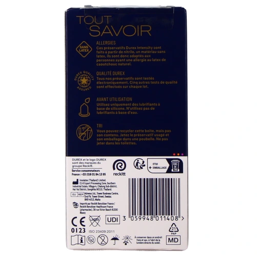 Durex Intensity Préservatifs