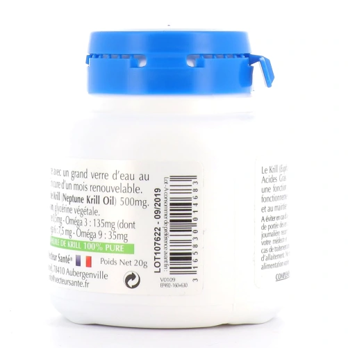 Vecteur Santé Huile de Krill