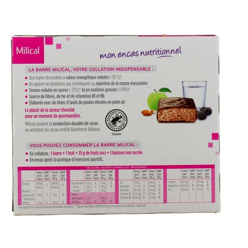 Milical Barres Hyperprotéinées