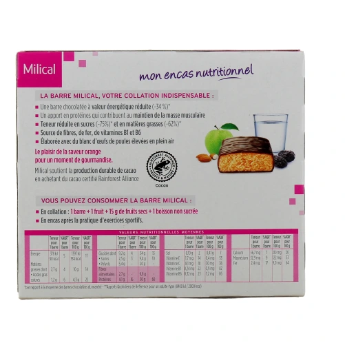 Milical Barres Hyperprotéinées
