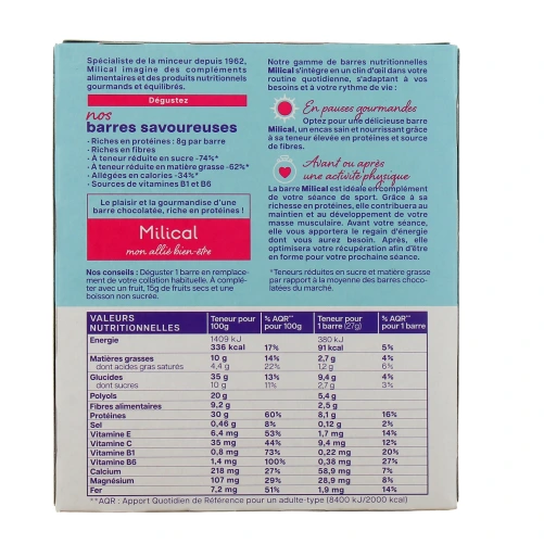 Milical Barres Hyperprotéinées
