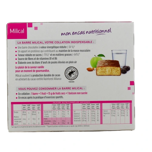 Milical Barres Hyperprotéinées