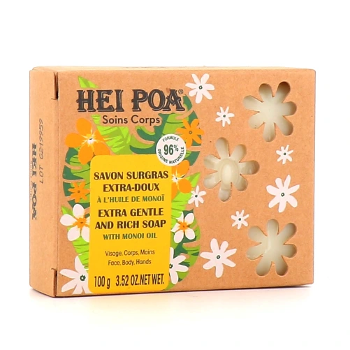 Hei Poa Savon Surgras Monoï de Tahiti
