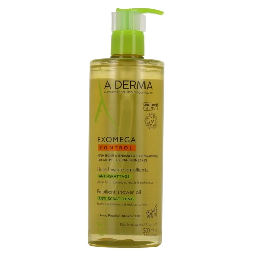 Exomega Control Huile Lavante Émolliente Anti-Grattage