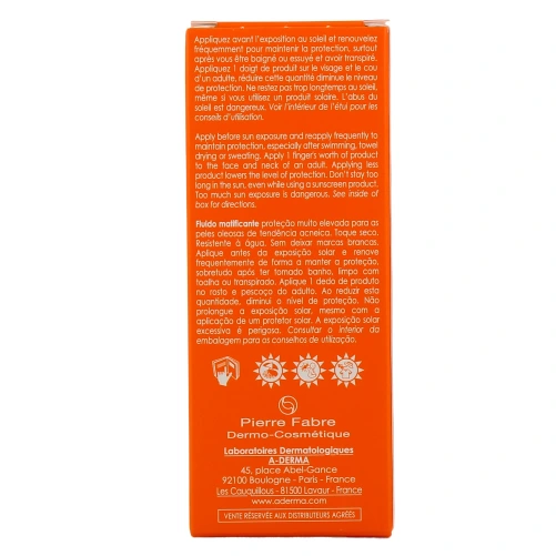 A-Derma Protect AC Fluide Solaire Matifiant SPF 50+