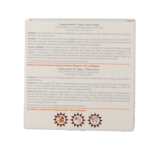 Avène Solaire Compact Teinté Haute Protection SPF50+