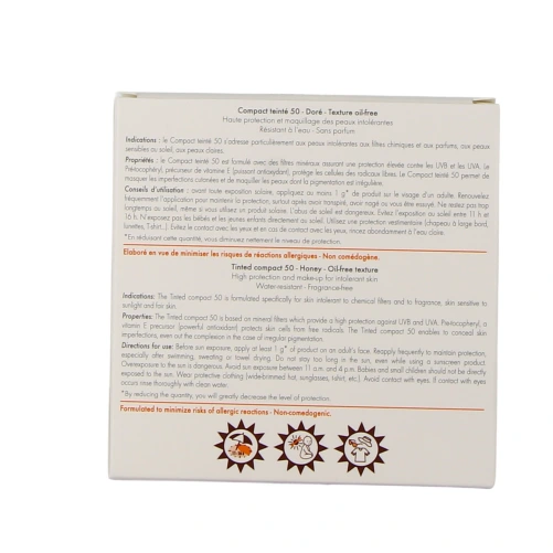 Avène Solaire Compact Teinté Haute Protection SPF50+