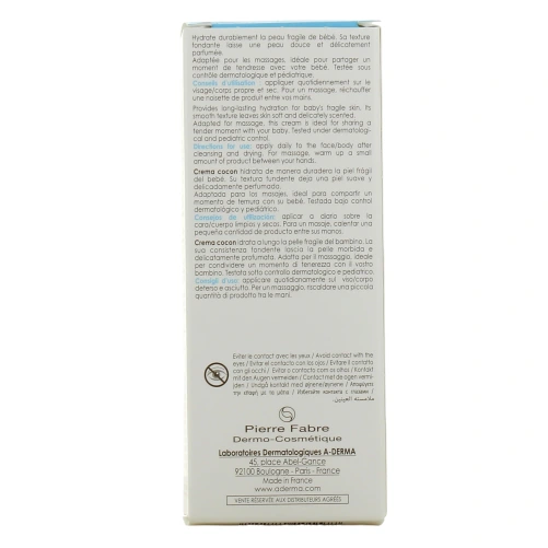 A-Derma Baby Primalba Crème Cocooning Hydratation 24h