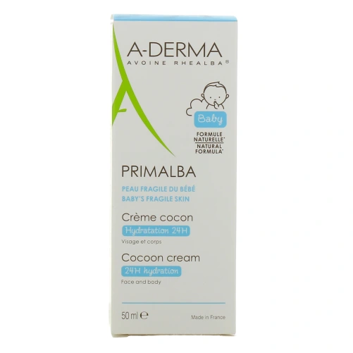 A-Derma Baby Primalba Crème Cocooning Hydratation 24h