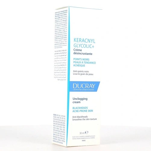 Ducray Keracnyl Glycolic+ Crème Désincrustante