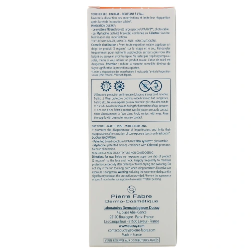 Ducray Keracnyl UV Fluide anti-imperfections SPF50+