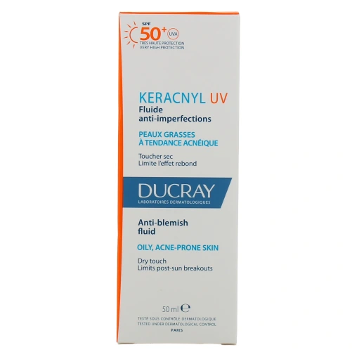 Ducray Keracnyl UV Fluide anti-imperfections SPF50+