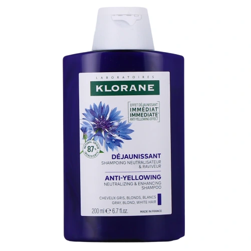 Klorane Shampooing Déjaunissant à la Centaurée Bio