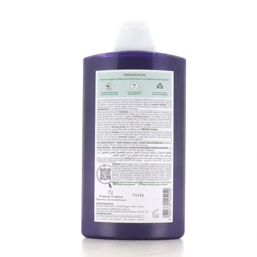 Klorane Shampooing Déjaunissant à la Centaurée Bio