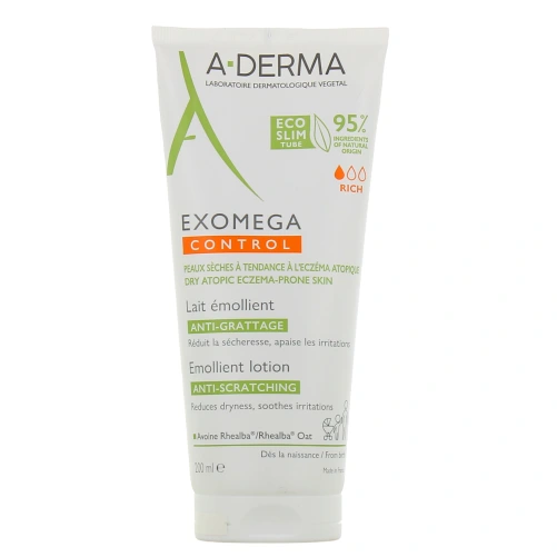 A-Derma Exomega Control Lait Emollient Anti-Grattage