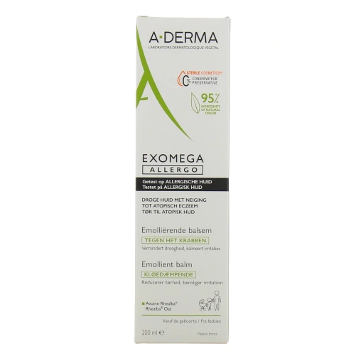 A-Derma Exomega Allergo Baume Emollient