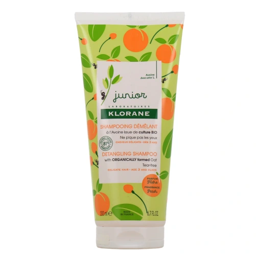 Klorane Junior Shampooing Démêlant Pêche