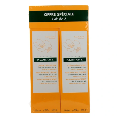 Klorane Crème Dépilatoire à l'Amande Douce