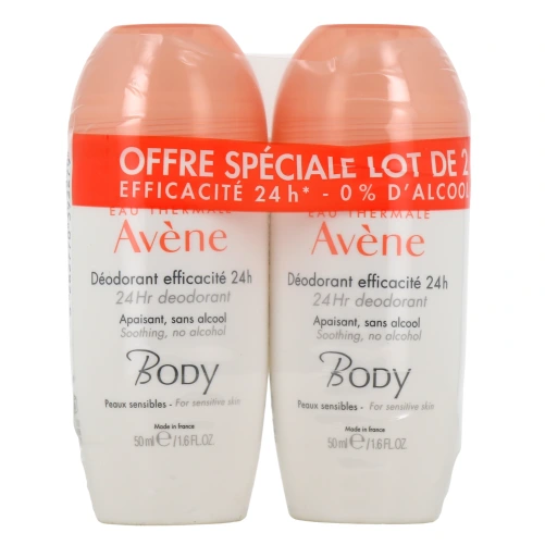 Avène Body Déodorant Roll-On 24h