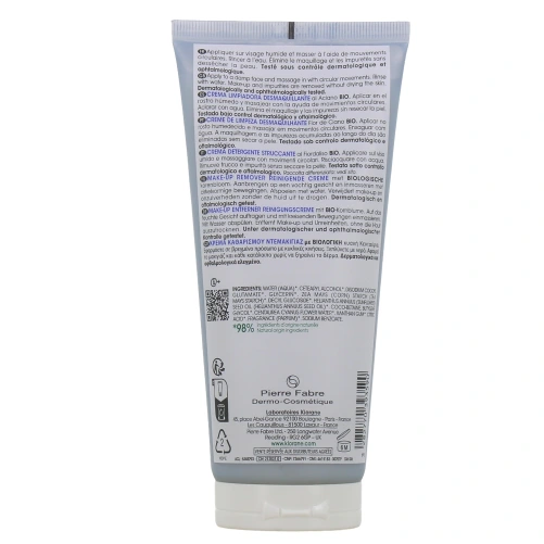 Klorane Crème Nettoyante Démaquillante Bleuet